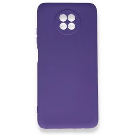 BSSM Xiaomi Redmi Note 9 5G Nano İçi Kadife Silikon Mor Kılıf