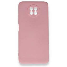 BSSM Xiaomi Redmi Note 9 5G Nano İçi Kadife Silikon Pembe Kılıf