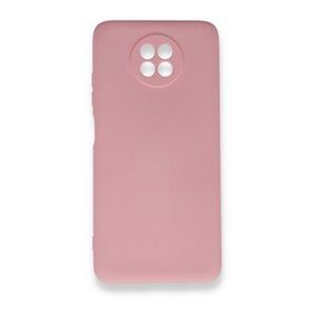 BSSM Xiaomi Redmi Note 9 5G Nano İçi Kadife Silikon Pembe Kılıf