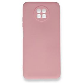 BSSM Xiaomi Redmi Note 9 5G Nano İçi Kadife Silikon Pembe Kılıf