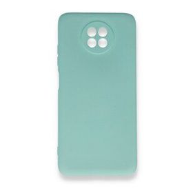 BSSM Xiaomi Redmi Note 9 5G Nano İçi Kadife Silikon Turkuaz Kılıf