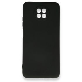 BSSM Xiaomi Redmi Note 9 5G Nano İçi Kadife Siyah Silikon Kılıf