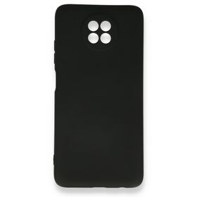 BSSM Xiaomi Redmi Note 9 5G Nano İçi Kadife Siyah Silikon Kılıf
