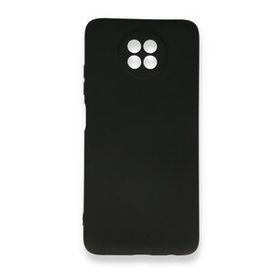 BSSM Xiaomi Redmi Note 9 5G Nano İçi Kadife Siyah Silikon Kılıf
