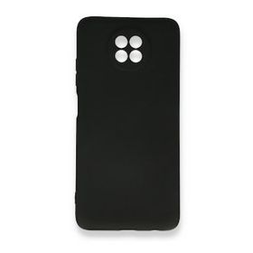 BSSM Xiaomi Redmi Note 9 5G Nano İçi Kadife Siyah Silikon Kılıf