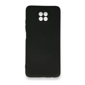 BSSM Xiaomi Redmi Note 9 5G Nano İçi Kadife Siyah Silikon Kılıf