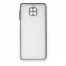 BSSM Xiaomi Redmi Note 9 Montreal Silikon Kapak Gri Kılıf