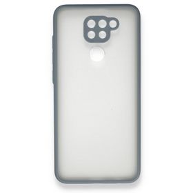 BSSM Xiaomi Redmi Note 9 Montreal Silikon Kapak Gri Kılıf