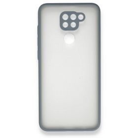 BSSM Xiaomi Redmi Note 9 Montreal Silikon Kapak Gri Kılıf