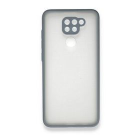 BSSM Xiaomi Redmi Note 9 Montreal Silikon Kapak Gri Kılıf