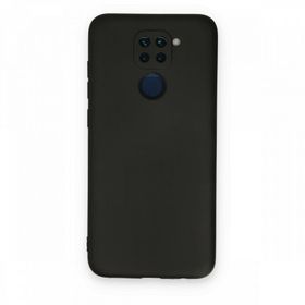 BSSM Xiaomi Redmi Note 9 Nano İçi Kadife Siyah Silikon Kılıf