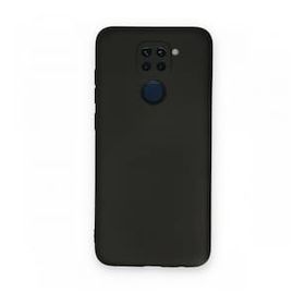 BSSM Xiaomi Redmi Note 9 Nano İçi Kadife Siyah Silikon Kılıf