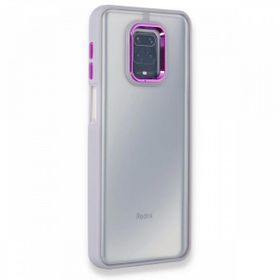 BSSM Xiaomi Redmi Note 9 Pro Dora Kapak Lila Kılıf