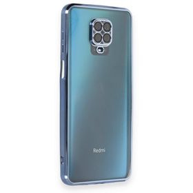 BSSM Xiaomi Redmi Note 9 Pro Razer Lensli Silikon Yeşil Cep Telefonu Kılıfı