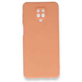 BSSM Xiaomi Turuncu Nano içi Kadife Silikon Redmi Note 9 Pro Kılıf