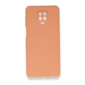 BSSM Xiaomi Turuncu Nano içi Kadife Silikon Redmi Note 9 Pro Kılıf