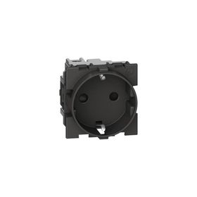 Bticino KG4141TR 16A 250V 2M Siyah Topraklı Priz