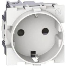 Bticino KW4141TR 16A 250V 2M Beyaz Topraklı Priz