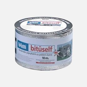 BTM Bitüself Star 10 cm 10 m Alüminyum Folyolu Su ve Ses Yalıtım Bandı