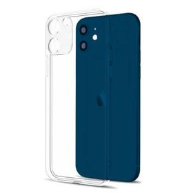 BTmobil Apple İphone 12 Şeffaf Silikon Kamera Korumalı Kılıf