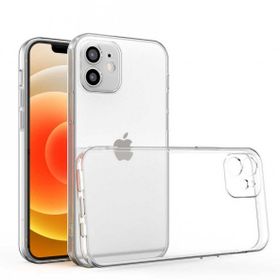 BTmobil Apple İphone 12 Şeffaf Silikon Kamera Korumalı Kılıf