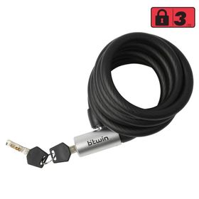 Btwin 120 Anahtarlı Spiral Bisiklet Kilidi