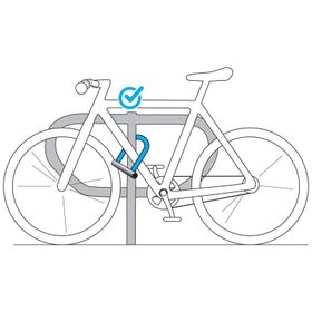 Btwin 500 U Gri Bisiklet Kilidi