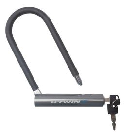 Btwin 500 U Gri Bisiklet Kilidi
