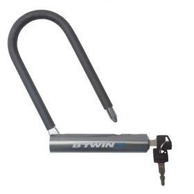 Btwin 500 U Gri Bisiklet Kilidi