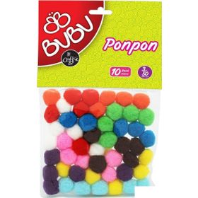 Bu-Bu 00110 Karma 3 cm 50'li Ponpon