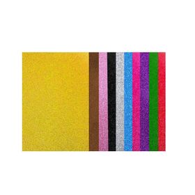 Bu-Bu 0020 50x70 cm 10 Renk Simli Yapışkanlı Eva