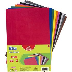 Bu-Bu 0020 50x70 cm 10 Renk Simli Yapışkanlı Eva