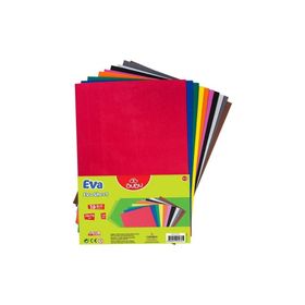 Bu-Bu 0020 50x70 cm 10 Renk Simli Yapışkanlı Eva
