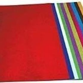 Bu-Bu 0020 50x70 cm 10 Renk Simli Yapışkanlı Eva