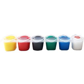 Bu-Bu 6 Renk Birleşik Pot 20 ml Guaj Boya