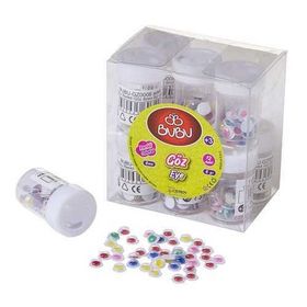 Bu-Bu 8 mm 8 gr 12'li Renkli Göz