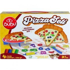 Bu-Bu BUBU-OH0011 Pizza L Oyun Hamuru Seti