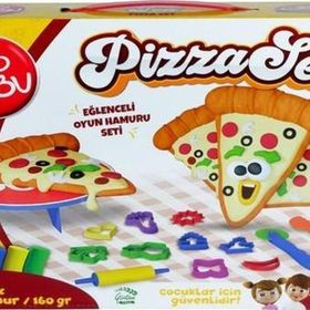 Bu-Bu BUBU-OH0011 Pizza L Oyun Hamuru Seti