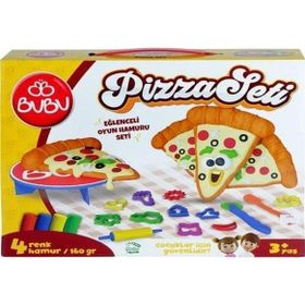 Bu-Bu BUBU-OH0011 Pizza L Oyun Hamuru Seti