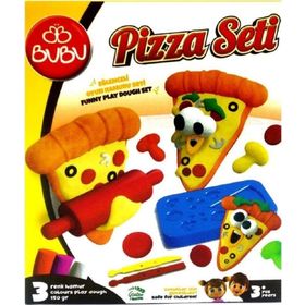 Bu-Bu BUBU-OH0020 Pizza S Oyun Hamuru Seti
