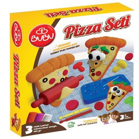 Bu-Bu BUBU-OH0020 Pizza S Oyun Hamuru Seti