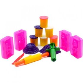 Bu-Bu BUBU-OH0023 3D Pony Set L Oyun Hamuru
