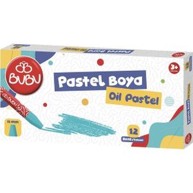 Bu-Bu BUBU-PAS001 12 Renk Pastel Boya