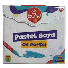 Bu-Bu BUBU-PAS003 24 Renk Çantalı Pastel Boya