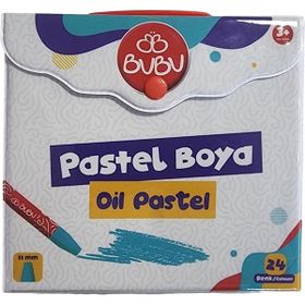 Bu-Bu BUBU-PAS003 24 Renk Çantalı Pastel Boya