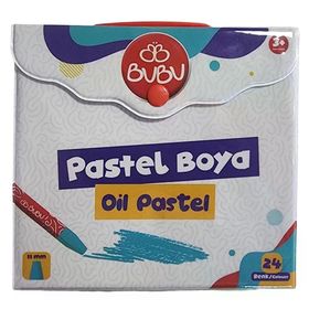 Bu-Bu BUBU-PAS003 24 Renk Çantalı Pastel Boya