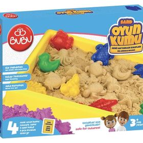 Bu-Bu Büyük Havuzlu Deniz Hayvanları Kalıpları Seti 1000 gr Oyun Kumu