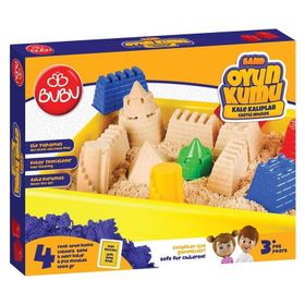 Bu-Bu Büyük Havuzlu Kale Kalıpları Seti 1000 gr Oyun Kumu