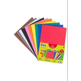 Bu-Bu EV0035 20x30 cm 10'lu Karışık Renk Eva