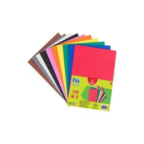 Bu-Bu EV0035 20x30 cm 10'lu Karışık Renk Eva